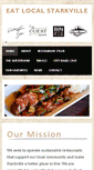 Mobile Screenshot of eatlocalstarkville.com